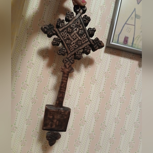 Handmade Other - Handmade carved wooden key - decorative wall hanging or gift